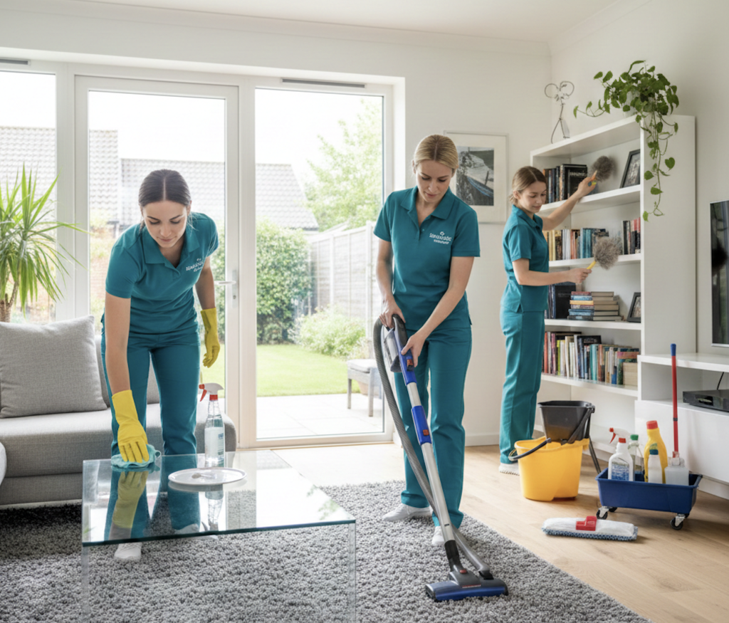 utah house cleaners working 